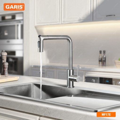 VÒI RỬA BÁT CÓ DÂY RÚT GARIS MF17E - 1