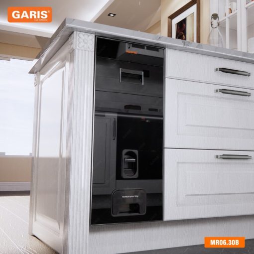 Thùng gạo mặt kính đen GARIS MR06.30B - 1