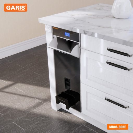 Thùng gạo mặt kính đen điện tử GARIS MR06.30BE - 5