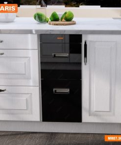 Thùng gạo mặt kính đen GARIS MR07.30B