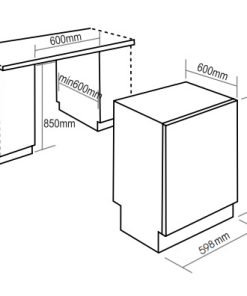MÁY RỬA BÁT BAUER SBW40EU15F - 8 MÁY RỬA BÁT BAUER SBW40EU15F - 7