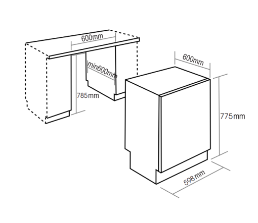 MÁY RỬA BÁT BAUER SBW6BEU15F - 3