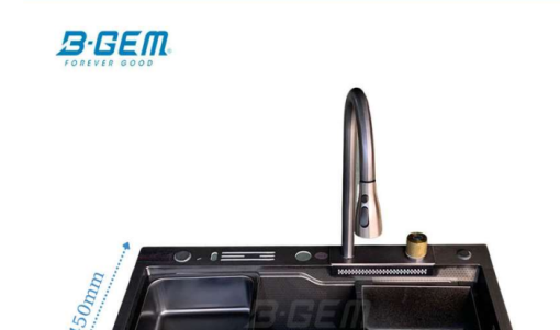 BỘ CHẬU VÒI ÂM B-GEM BG-7845TGT - 5
