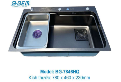 CHẬU INOX B-GEM BG-7846HQ - 3