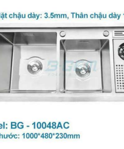 CHẬU INOX B-GEM BG-10048AC - 7