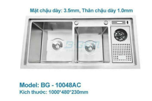 CHẬU INOX B-GEM BG-10048AC - 7