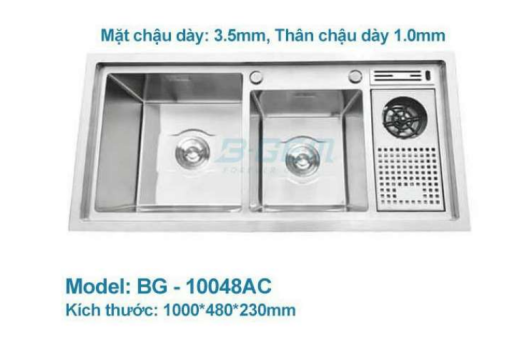 CHẬU INOX B-GEM BG-10048AC - 3