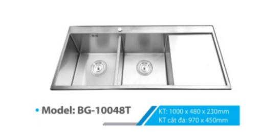 CHẬU INOX B-GEM BG-10048T - 5