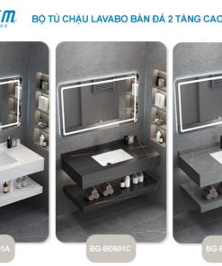Bộ chậu Lavabo bàn đá 2 tầng B-GEM BG-BĐ601A - 10 Bộ chậu Lavabo bàn đá 2 tầng B-GEM BG-BĐ601A - 9