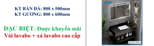 Bộ chậu Lavabo bàn đá 2 tầng B-GEM BG-BĐ601C - 3