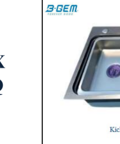 CHẬU INOX B-GEM BG-7546HQ - 8 CHẬU INOX B-GEM BG-7546HQ - 7