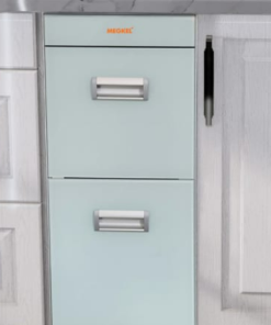 Thùng gạo mặt kính trắng GARIS MR07.30W - 9