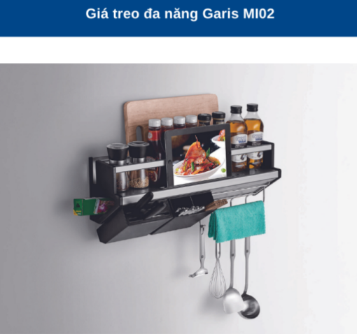 Giá treo đựng gia vị, chai lọ, dao thớt GARIS MI02 - 3