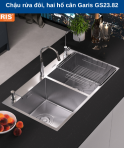CHẬU RỬA BÁT 2 HỐ GARIS GS23.82 - 8 CHẬU RỬA BÁT 2 HỐ GARIS GS23.82 - 7