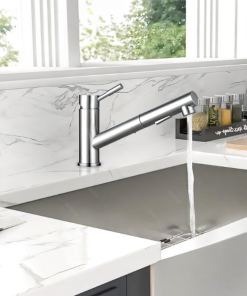 Vòi chậu rửa bát có dây rút GARIS MF08M - 10 Vòi chậu rửa bát có dây rút GARIS MF08M - 9