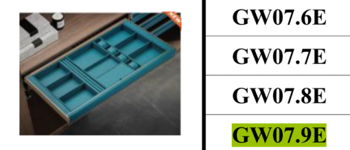 NGĂN KÉO ĐỰNG ĐỒ TRANG SỨC GARIS GW07.9E - 5