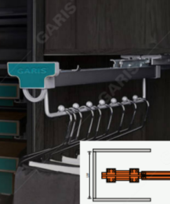 GIÁ TREO MÓC ÁO 7 NÚT GARIS GW36E - 8 GIÁ TREO MÓC ÁO 7 NÚT GARIS GW36E - 7