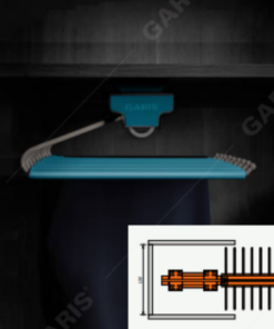 GIÁ TREO QUẦN ÂU GARIS GW38E - 8 GIÁ TREO QUẦN ÂU GARIS GW38E - 7