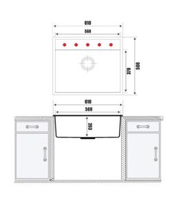 CHẬU RỬA CHÉN CARYSIL WAZ1 - 6 CARYSIL WAZ1