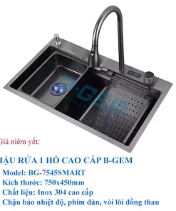 BỘ CHẬU VÒI ÂM B-GEM BG-7545SMART