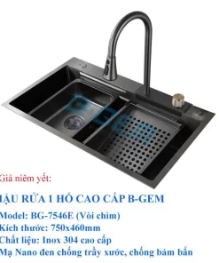 BỘ CHẬU VÒI ÂM B-GEM BG-7546E - 10 BỘ CHẬU VÒI ÂM B-GEM BG-7546E - 9
