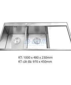 CHẬU INOX B-GEM BG-10048T - 8 CHẬU INOX B-GEM BG-10048T - 7