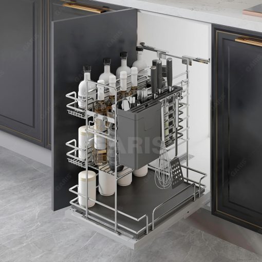 Giá dao thớt gia vị chai lọ Garis MM02.35V - 1