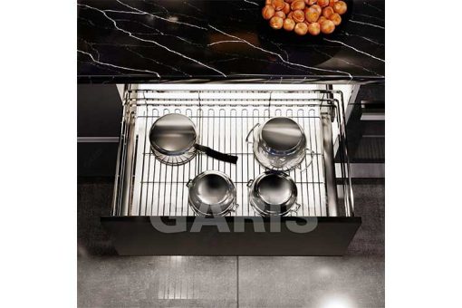 Giá xoong nồi cánh kéo nan vuông Garis GP02.75E - 5