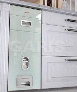 Thùng gạo mặt kính trắng GARIS MR06.30W - 9