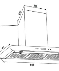 MÁY HÚT MÙI BINOVA BI-32-GT-07 - 4 MÁY HÚT MÙI BINOVA BI-32-GT-07