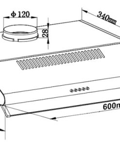 MÁY HÚT MÙI BINOVA BI-23-I-06 - 4 MÁY HÚT MÙI BINOVA BI-23-I-06
