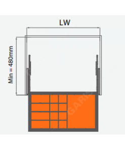 NGĂN KÉO CHIA Ô ĐỂ ĐỒ LÓT GARIS GW08.7E - 8 NGĂN KÉO CHIA Ô ĐỂ ĐỒ LÓT GARIS GW08.7E - 7