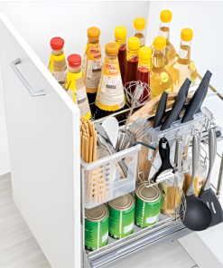 KỆ GIA VỊ DAO THỚT INOX 304 B-GEM BG-KGV02_350