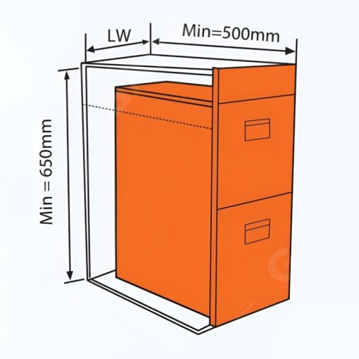Thùng gạo mặt gương GARIS MR07.30M - 3