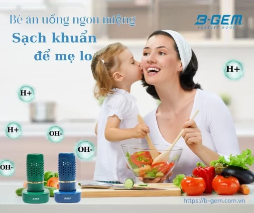 MÁY KHỬ KHUẨN RỬA RAU CỦ QUẢ B-GEM BG-06 Green - 9