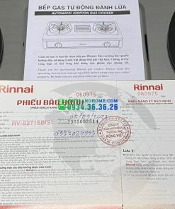 BẾP GAS DƯƠNG RINNAI RV-B271SB(S) MẶT INOX - 27