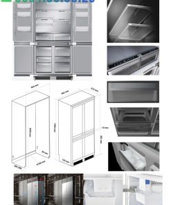 Tủ lạnh âm toàn phần Kaff KF BI540W Luxury - 37