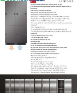 TỦ LẠNH ÂM TOÀN PHẦN KAFF KF BI555W LUXURY - 37 TỦ LẠNH ÂM TOÀN PHẦN KAFF KF BI555W LUXURY - 36