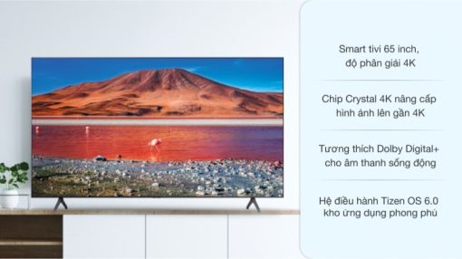 Smart Tivi Samsung 4K 65 inch UA65AU7700KXXV - 13