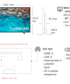 Smart Tivi Samsung 4K Crystal UHD 55 inch UA55BU8000 - 22 Smart Tivi Samsung 4K Crystal UHD 55 inch UA55BU8000 - 21