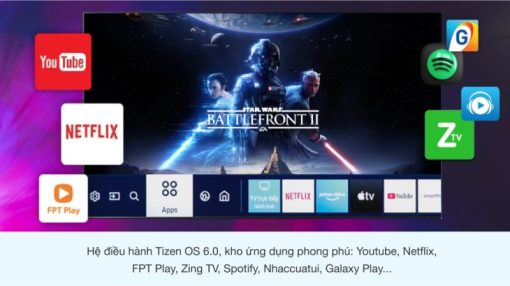 Smart Tivi Samsung 4K 55 inch UA55AU7700KXXV - 8
