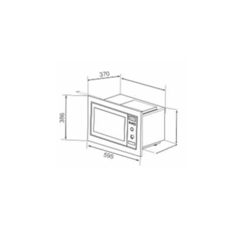 LÒ VI SÓNG ÂM TỦ CÓ NƯỚNG CAPRI CR-TM25NSGB