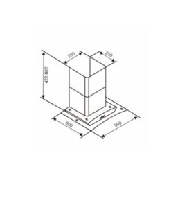 MÁY HÚT MÙI KÍNH CONG HIỆN ĐẠI CAPRI CR-648H - 5 MÁY HÚT MÙI KÍNH CONG HIỆN ĐẠI CAPRI CR-648H