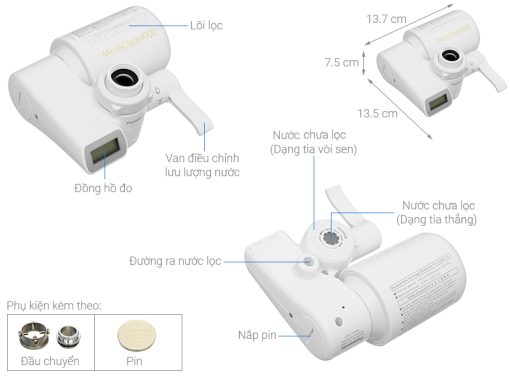 MÁY LỌC NƯỚC TẠI VÒI PANASONIC TK-CJ600