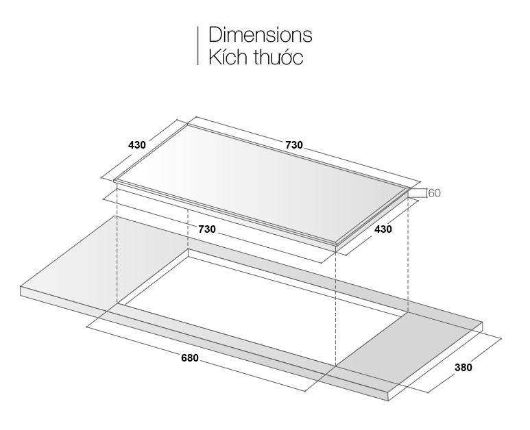 BẾP TỪ DUSLER DLE 888S