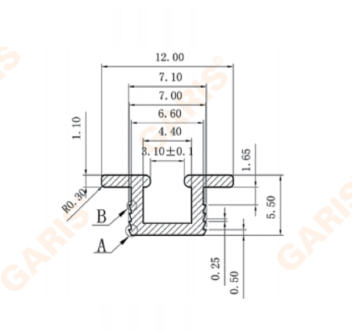 RÃNH TRƯỢT GARIS GR67.2 - 3