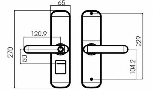 KHÓA ĐIỆN TỬ THÔNG MINH KASSLER KL-668 - 3
