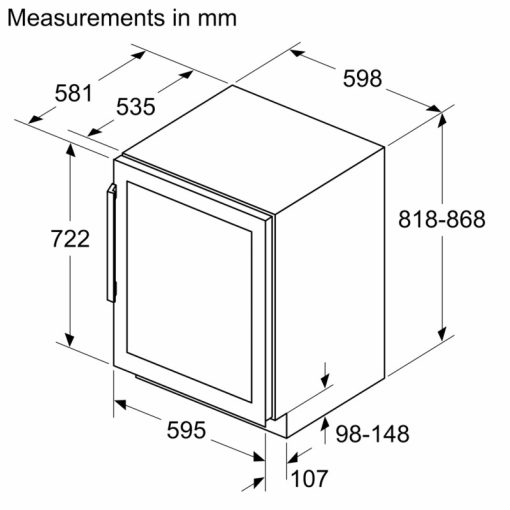 TỦ RƯỢU ÂM SIEMENS KU21WAHG0 - 3