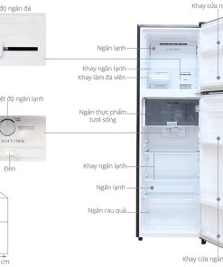 Tủ lạnh Sharp Inverter 253 lít SJ-X281E-SL - 20 Tủ lạnh Sharp Inverter 253 lít SJ-X281E-SL - 19