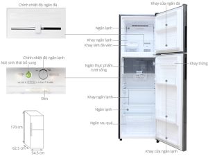 Tủ lạnh Sharp Inverter 253 lít SJ-X281E-SL - 19
